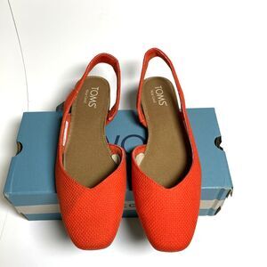 TOMS Women's Flats Alene Flat Tomate Red Size 7.5 NWT
